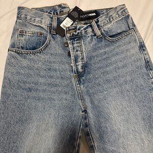 Fashion Nova High Rise Denim Jeans